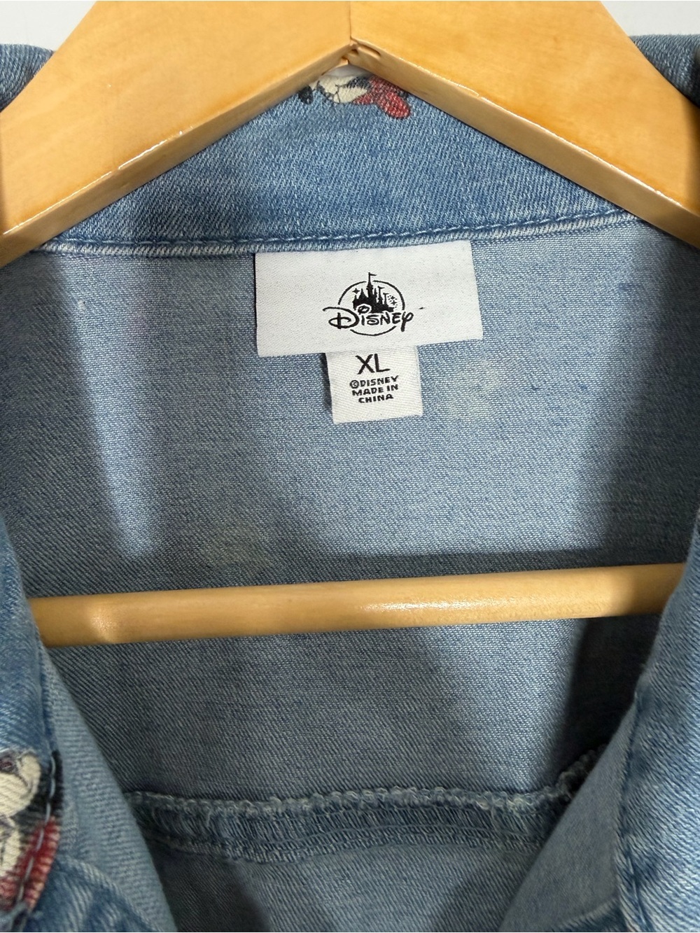 Disney Parks Minnie Mouse Denim Jacket XL - Picture 5 of 7